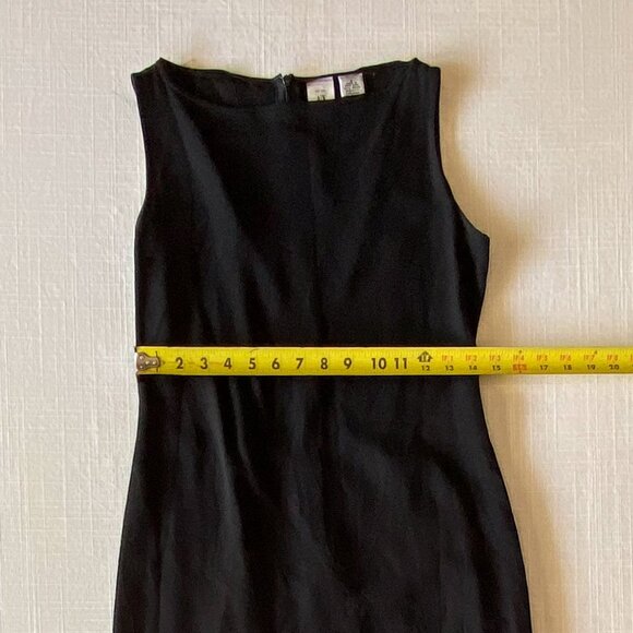 Vintage 1990s/2000s Armani Exchange Little Black Shift Dress - Size XS - Picture 6 of 8